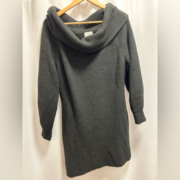 H&M Off-the-shoulder Black Bodycon Dress XL - Picture 2 of 3